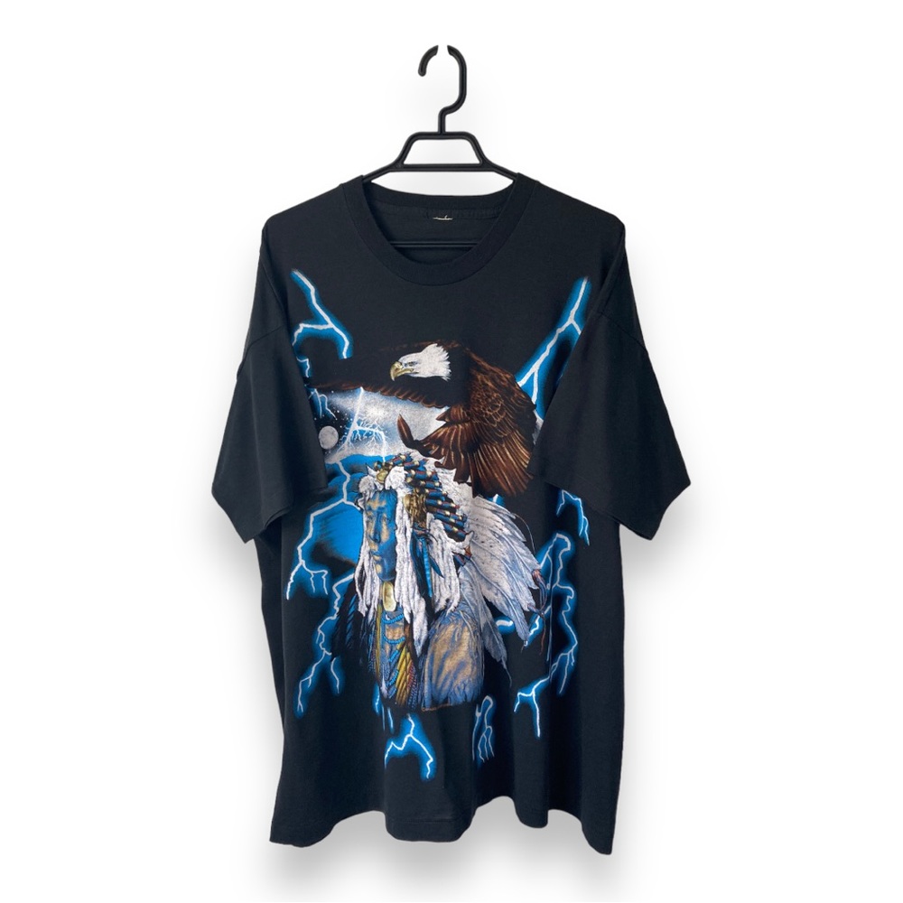 USA Thunder Black Eagle Brazos Sportswear Oversized T-shirt - Picture 3 of 10